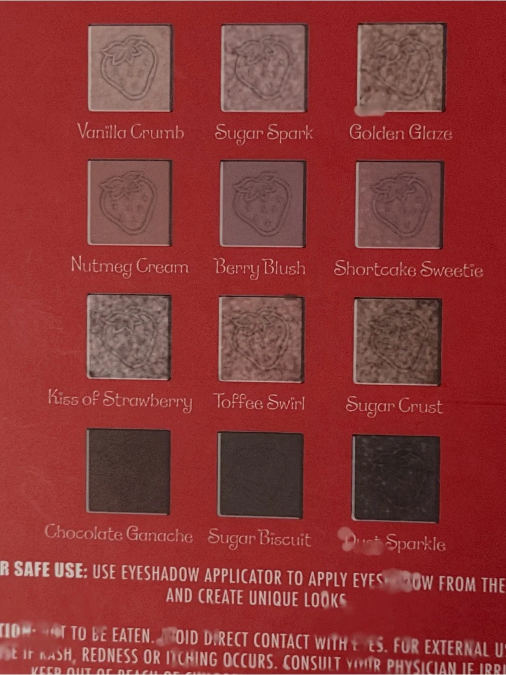 Strawberry Shortcake Taste Beauty Eyeshadow Palette